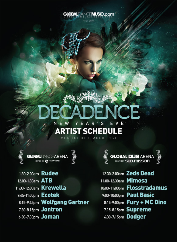 Denver’s Decadence NYE releases show schedule – Electronic Midwest
